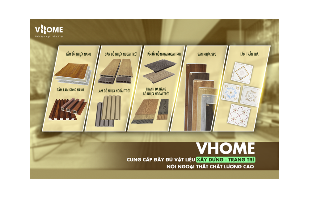 Tổng Kho Vật Liệu Xây Dựng Nội Ngoại Thất VHOME