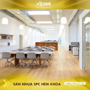 Hình ảnh thực tế Sàn Nhựa SPC VHOME