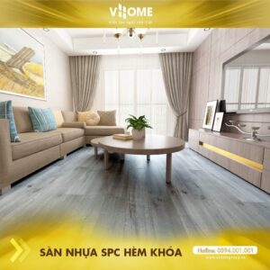 Hình ảnh thực tế sàn nhựa SPC VHOME