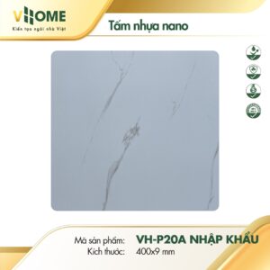 Tấm ốp nano nhập khẩu VHOME - Vân Đá P20A