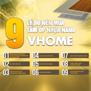 9 Lý do bạn nên chọn tấm ốp nano VHOME
