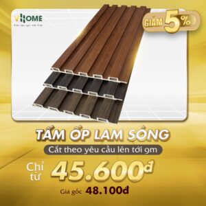 Tấm ốp Lam Sóng VHOME
