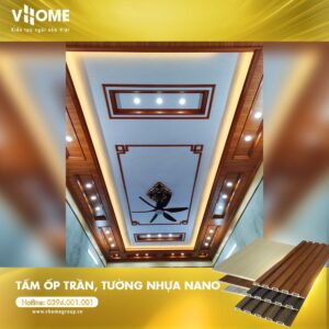Hình ảnh thực tế Tấm ốp Lam Sóng VHOME