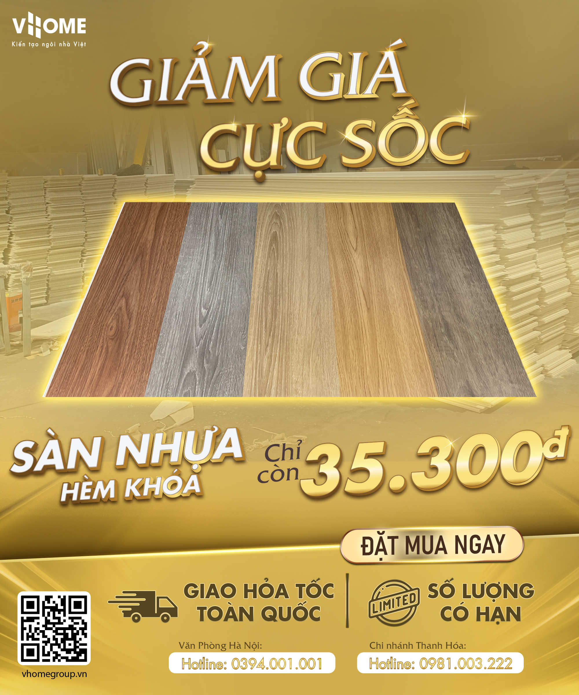 Giảm Giá Cực Sốc Sàn Nhựa Spc Hèm Khoá