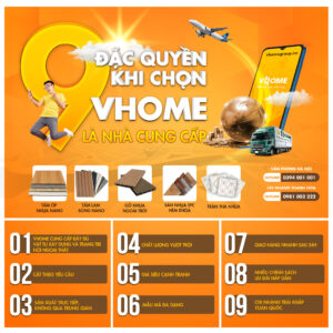 Ưu đãi đặc quyền khi mua tấm trần thả nhựa Vhome