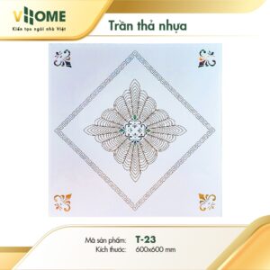 Trần thả nhựa Vhome - Họa Tiết T23