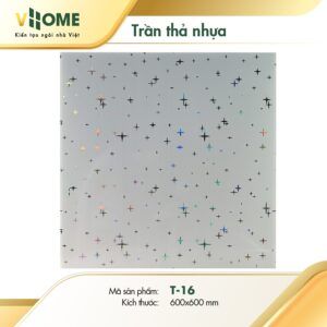 Trần thả nhựa Vhome - Họa Tiết T16