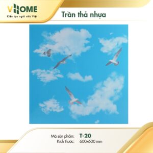 Trần thả nhựa - Họa Tiết T20