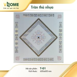 Trần thả nhựa - Họa Tiết T1