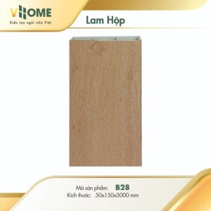 Thanh lam hộp nhựa giả gỗ Vhome B28 15cm