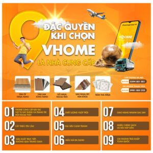 Ưu đãi đặc quyền khi mua tấm ốp than tre Vhome