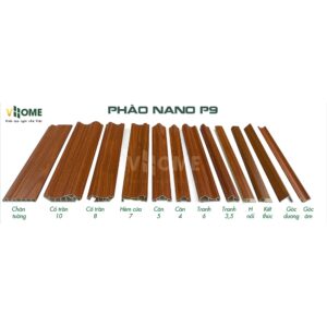 Phào nhựa Nano Vhome P9