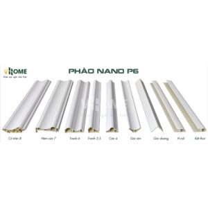 Phào nhựa Nano Vhome P6