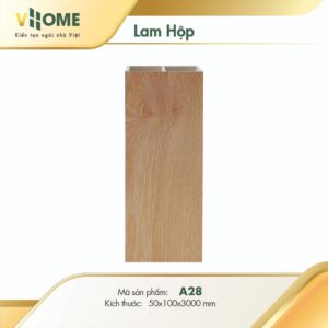Lam hộp nhựa giả gỗ A28 10cm