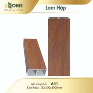 Lam hộp nhựa giả gỗ A41 10cm