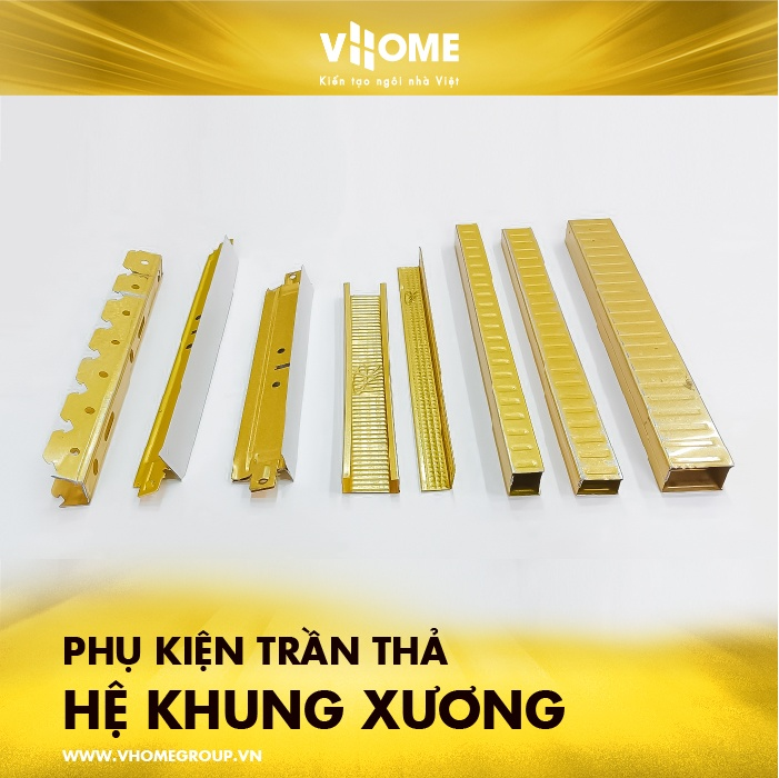 Hệ Khung Xương Trần Thả Vhome