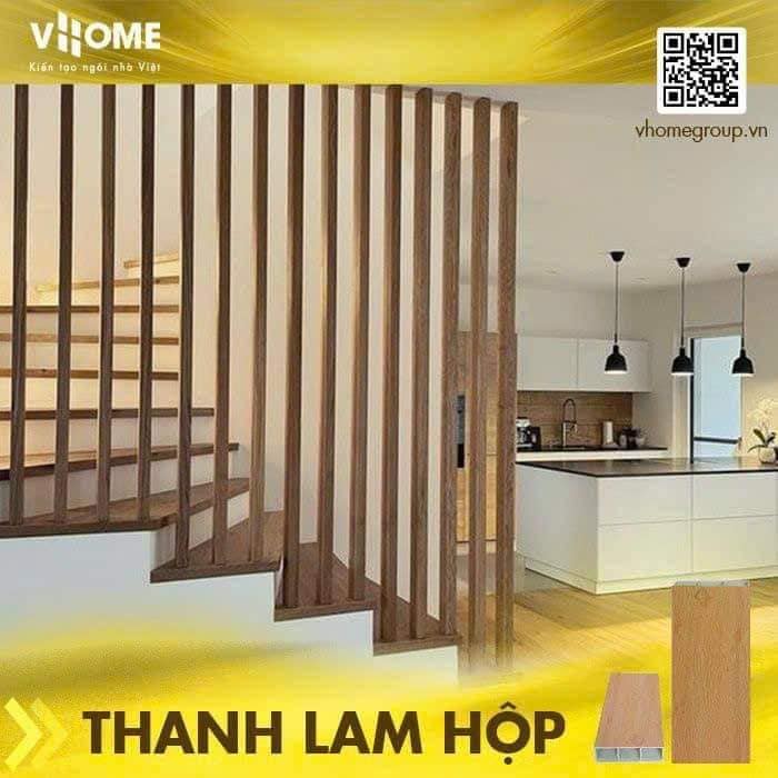 Ứng dụng của thanh lam hộp nhựa giả gỗ Vhome