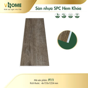 Sàn nhựa hèm khoá SPC VHOME - F11 4mm